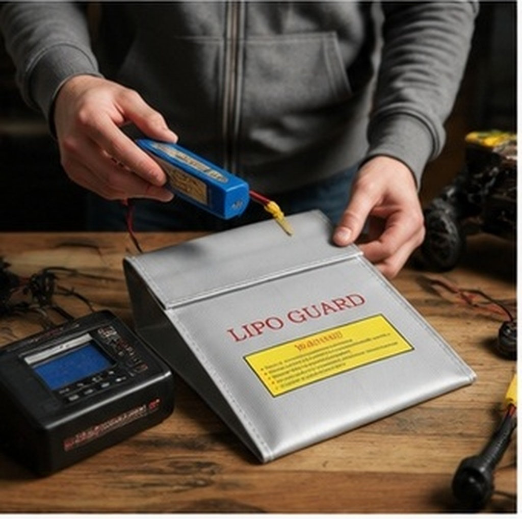 Lipo Battery Fireproof Safety Charge Box - Rc Lipo Battery Fireproof Safety Guard