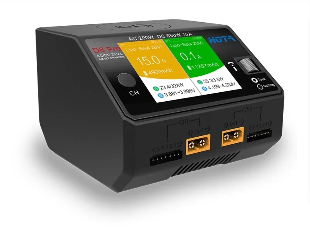 HOTA D6 Pro AC/DC Dual Channel - Hota D6 Pro Dual Lipo Charger recension och pris