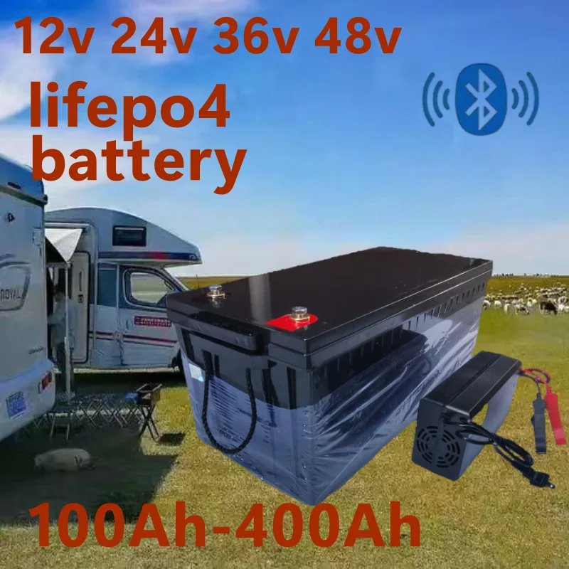 waterproof 12V 200AH 150Ah 100 - Lifepo4 12V 100Ah Bms Bluetooth recension och pris