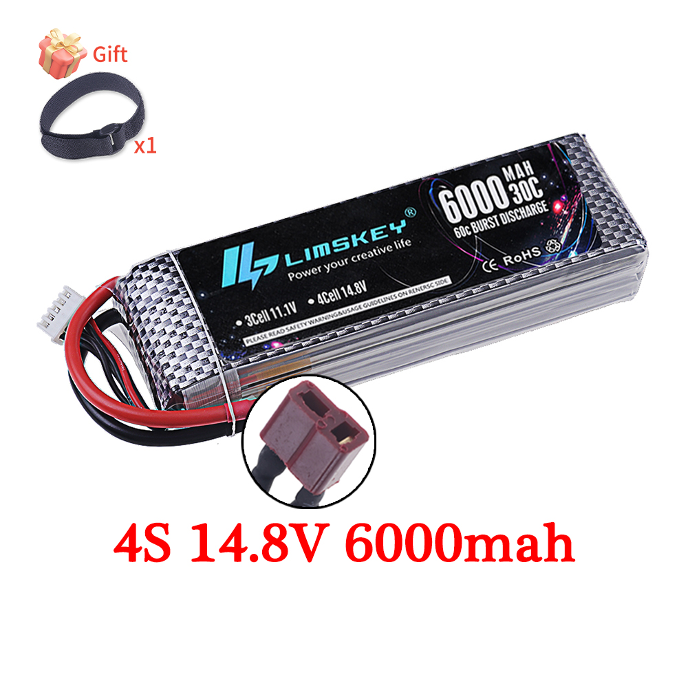 7.4V 11.1V 14.8V 22.2V 6000mAh - 4S Lipo Battery 14.8V 6000Mah recension och pris