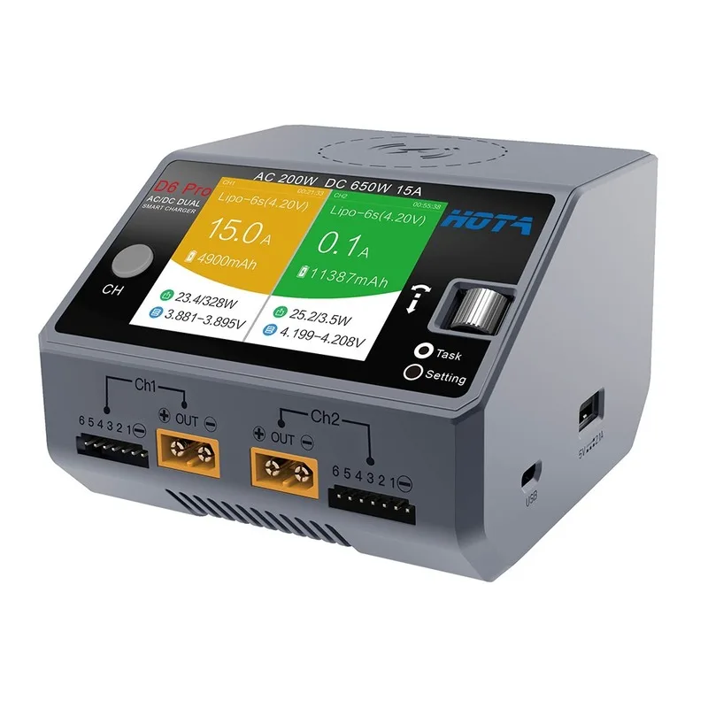 Hota D6 Dual/Pro Smart Charger - Hota D6 Pro Dual Lipo Charger recension och pris