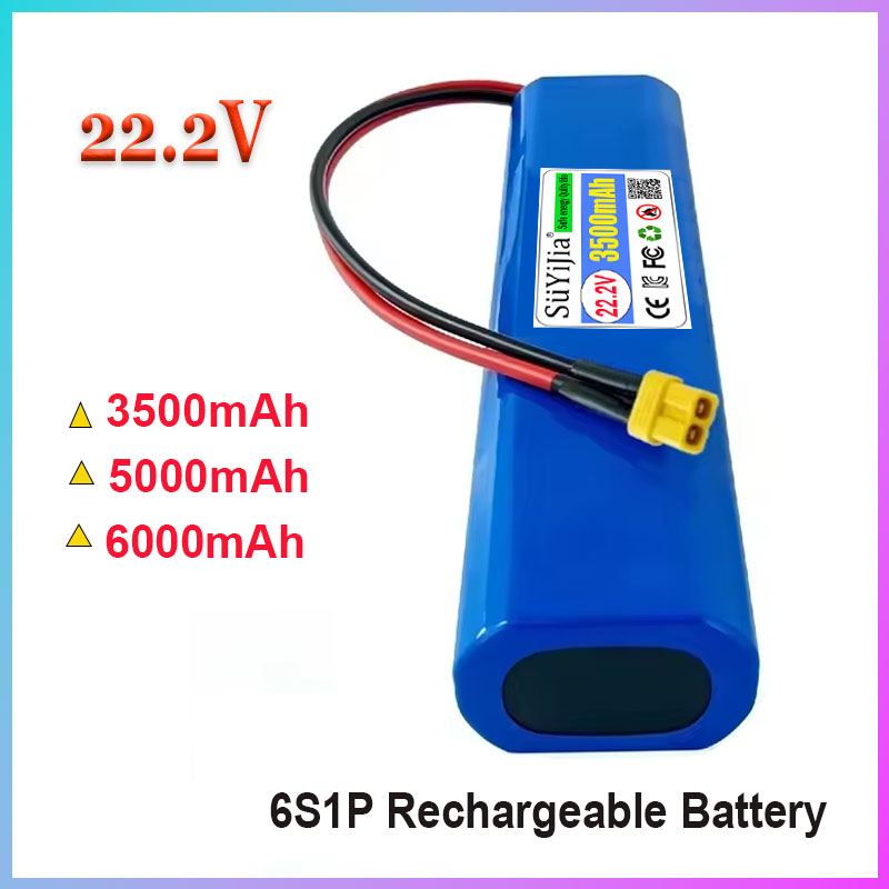 High-Capacity 6S1P 22.2V 5000m - 6S Lipo Battery 22.2V 5000Mah recension och pris