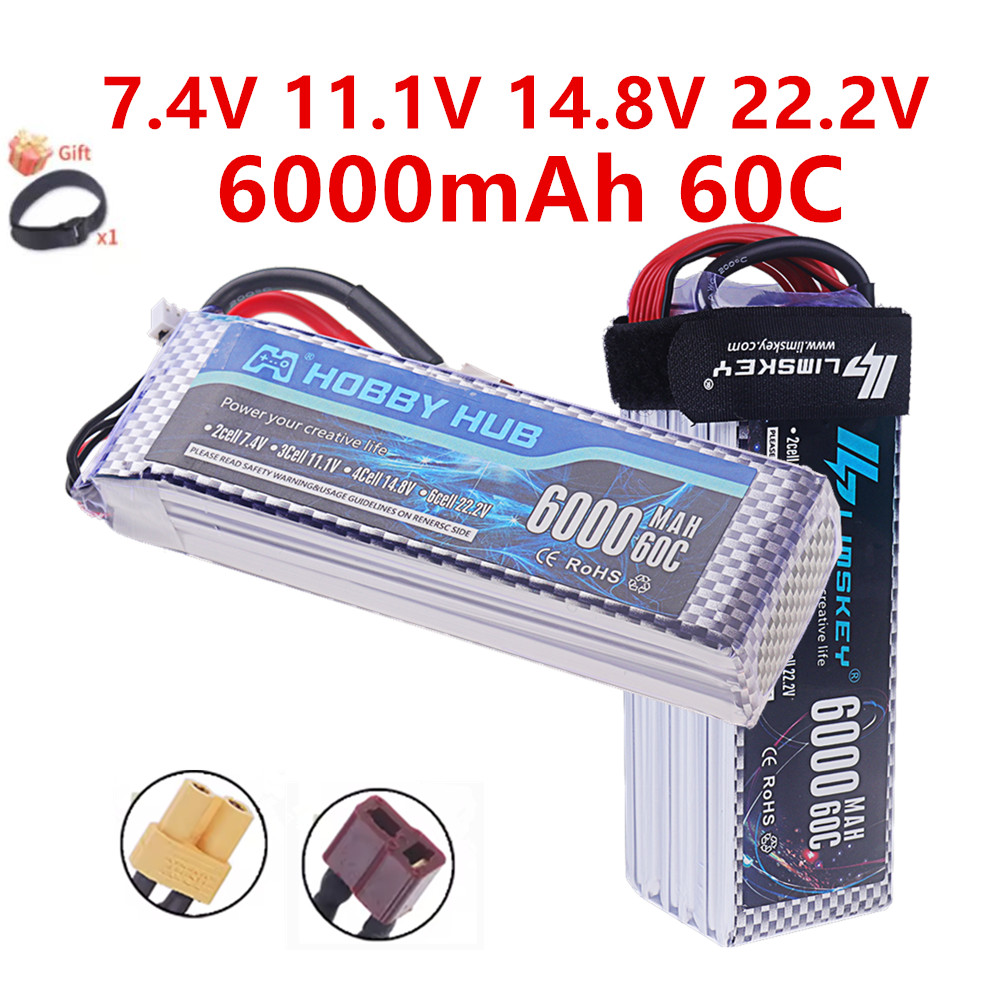 2S 3S 4S 6S 7.4V 11.1V 14.8V 2 - 4S Lipo Battery 14.8V 6000Mah recension och pris