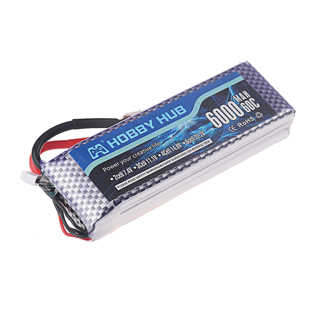 2S 3S 4S 6S 7.4V 11.1V 14.8V 2 - 4S Lipo Battery 14.8V 6000Mah recension och pris