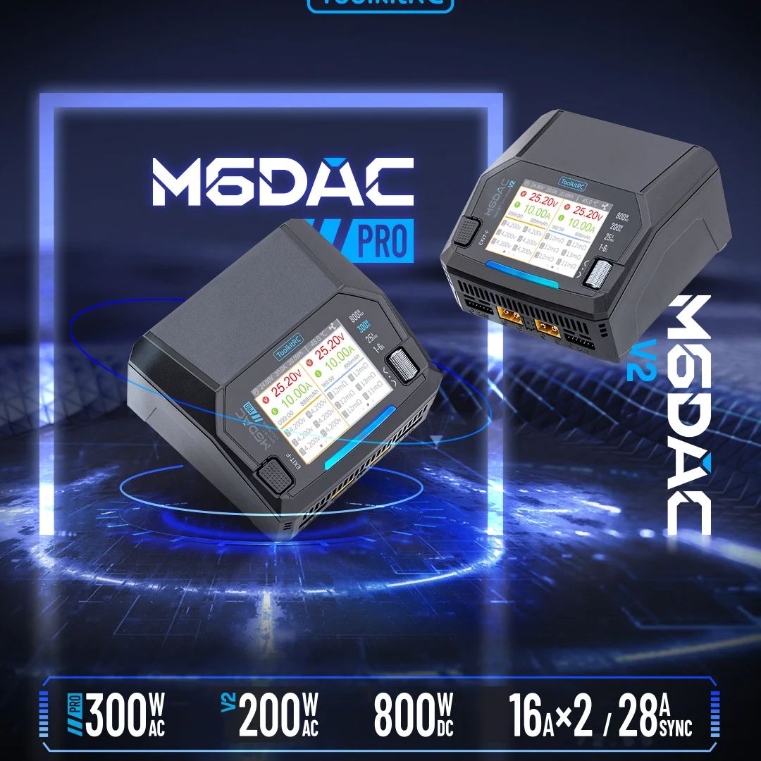 ToolkitRC M6DAC PRO M6DAC V2 D - Toolkitrc M6Dac Smart Charger recension och pris