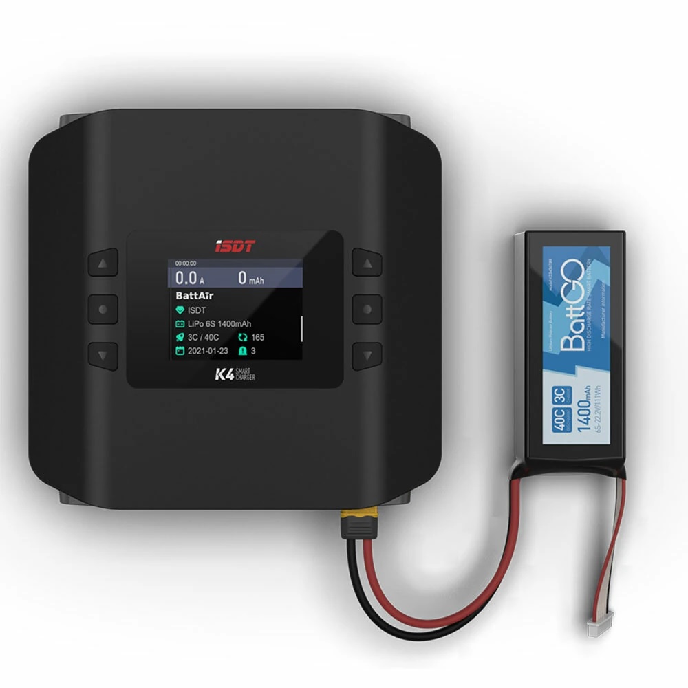 Original ISDT K4 Dual Channel  - Isdt K4 Dual Lipo Charger recension och pris