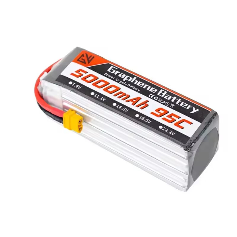 Lipo Battery 6S 5000mAh XT60 X - 6S Lipo Battery 22.2V 5000Mah recension och pris