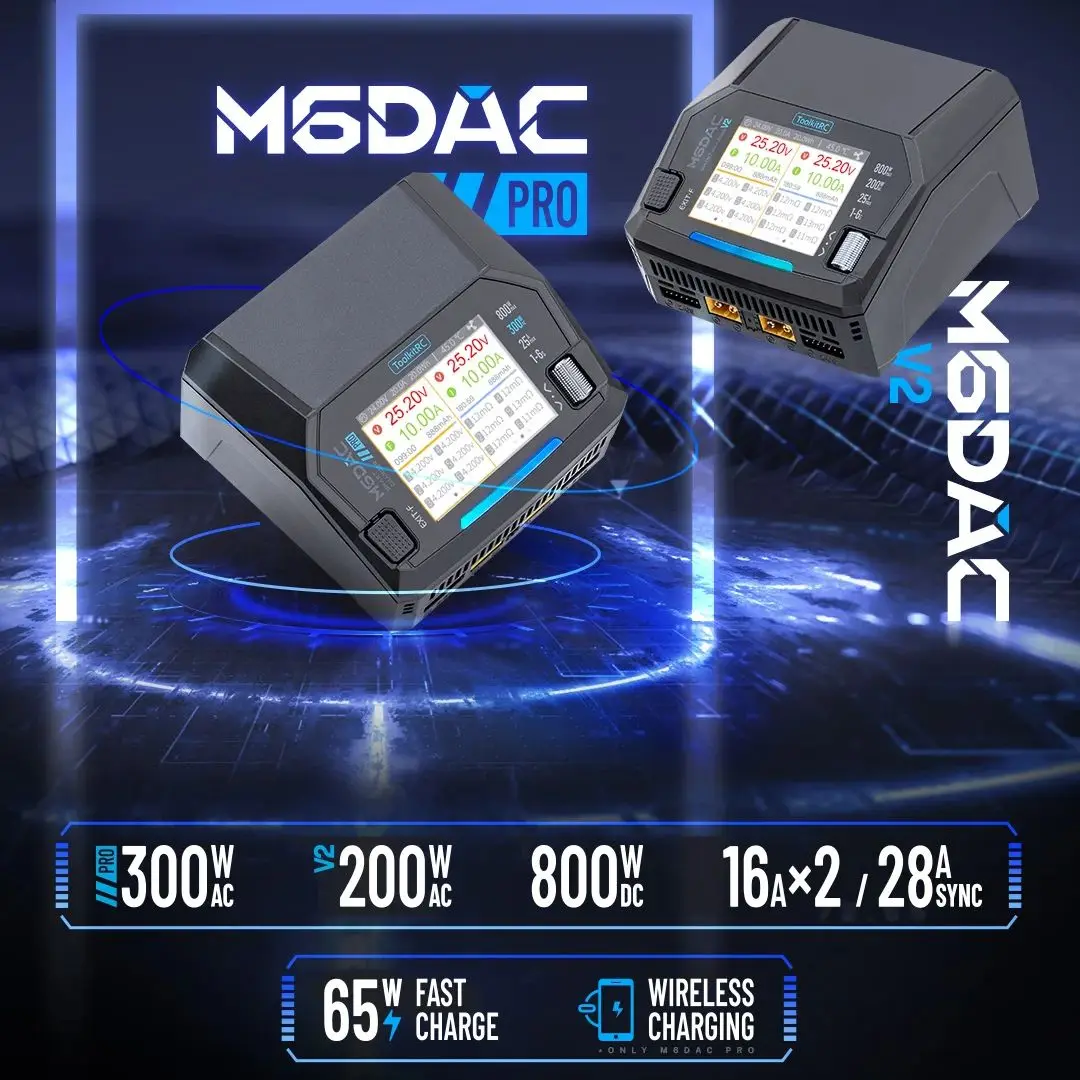 ToolkitRC M6DAC PRO V2 Dual Ch - Toolkitrc M6Dac Smart Charger recension och pris